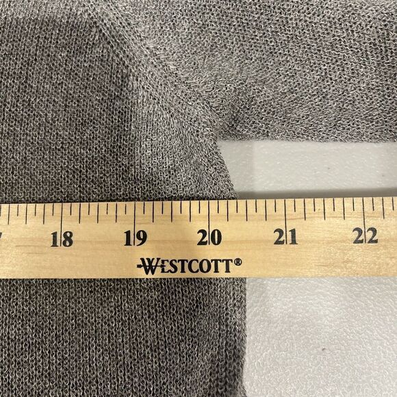 Massimo Dutti Women Cardigan Open Front Slinky Neutral Sz XS EItaly Grey Brown - Picture 10 of 12